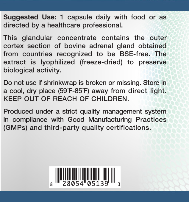 Adrenal Cortex Glandular Supplement