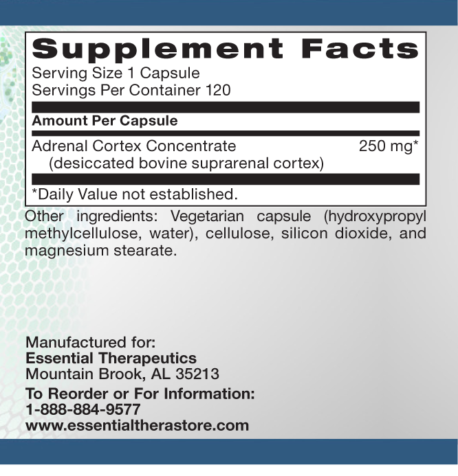 Adrenal Cortex Glandular Supplementincreases mental and physical ener