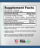 Glucosamine Chondroitin with MSM-natural supplement formula to help reduce symptoms of joint pain