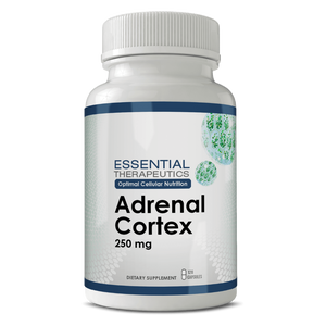 Adrenal Cortex Glandular Supplement-increases mental and physical energy and helps with stamina and resistance to stress. See video below